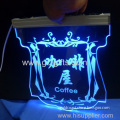 Acrylic Led Light Coffee Shop Signs 